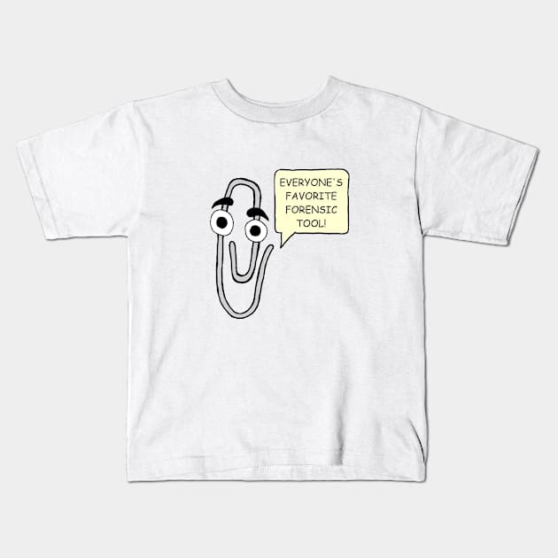 Clippy Kids T-Shirt by stark4n6